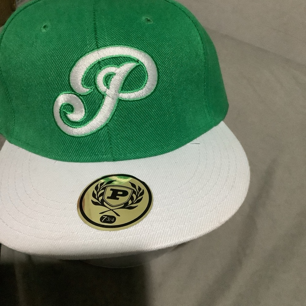 Phat Farm 7 3/4 Green And White Baseball Hat